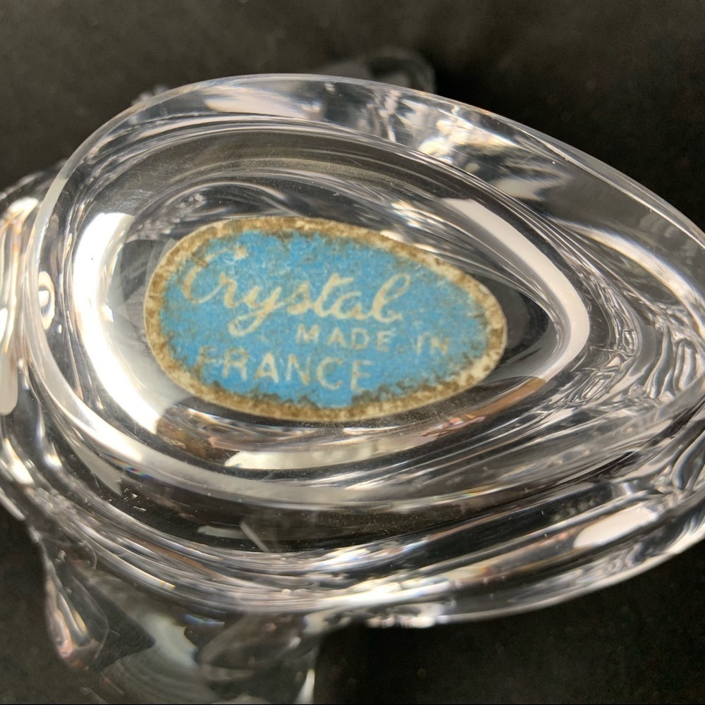 Art Clear Glass Flying Bird Dish Made in Italy - Picture 4 of 4